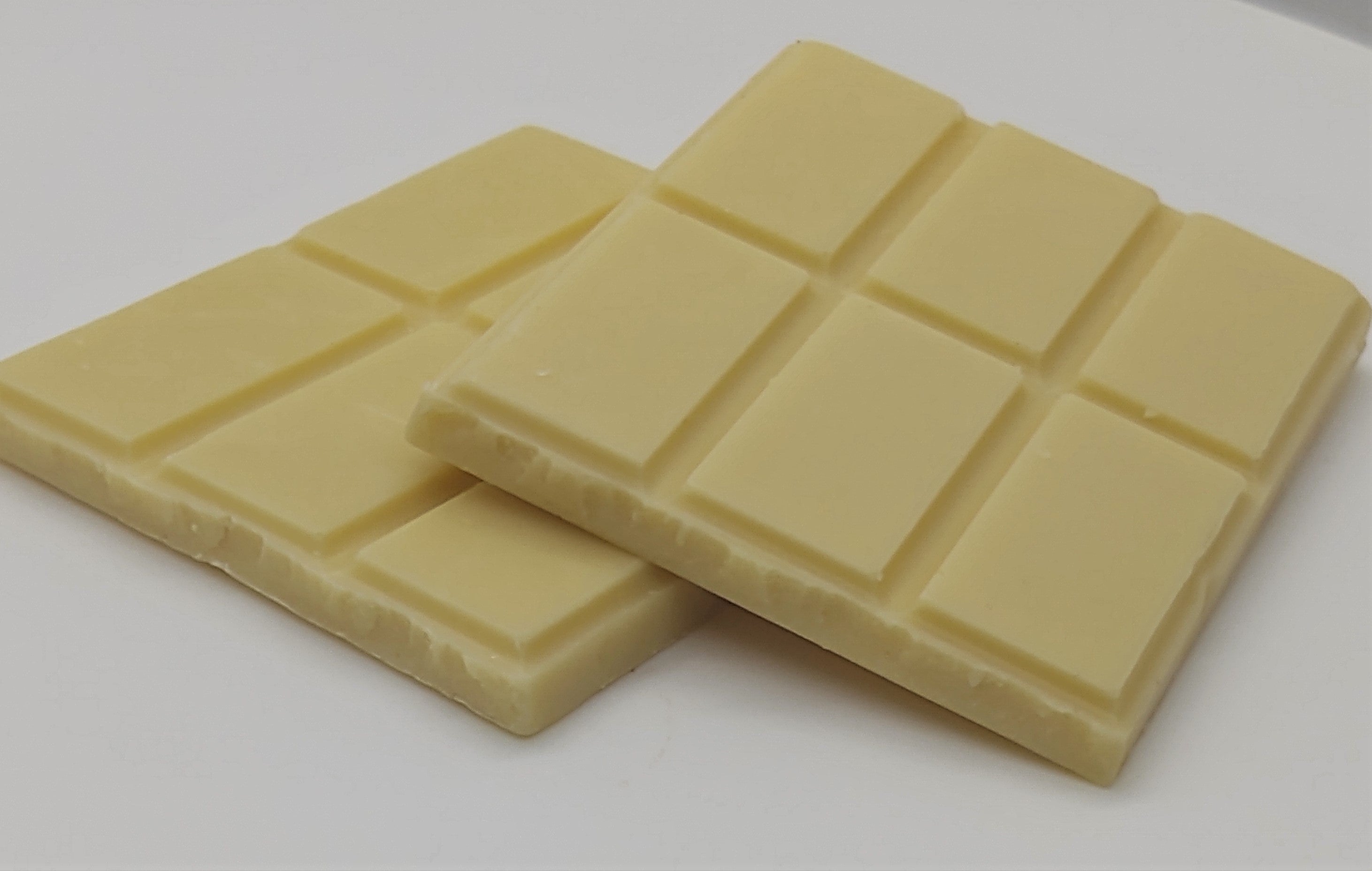 Pictured: a solid white chocolate bar